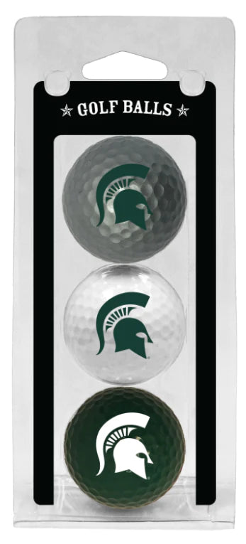 Michigan State 3-Pack Golf Balls