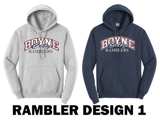 Rambler Basic Hooded Sweatshirt Youth & Adult Size