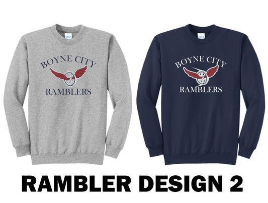 Rambler Crew Sweatshirt Youth & Adult Sizes