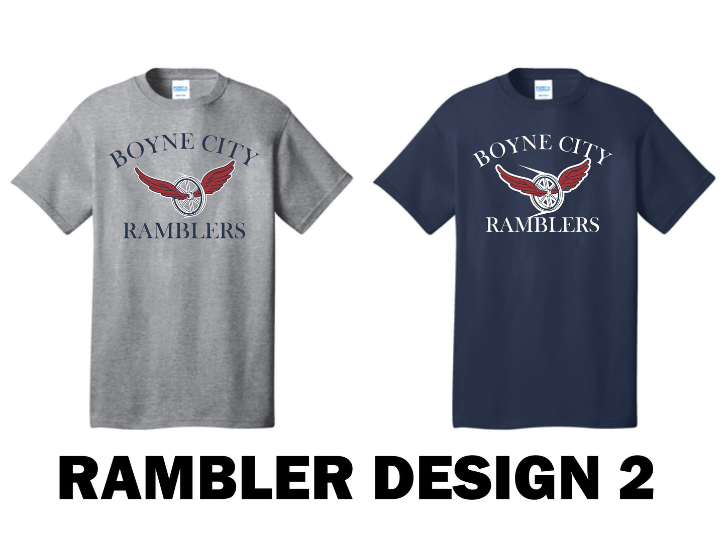 Boyne City Ramblers Basic T-Shirt - Youth & Adult Sizes