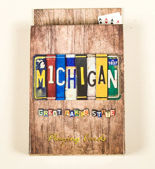 Michigan License Plate Playing Cards