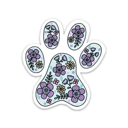 Paw Print Sticker - Dog Sticker