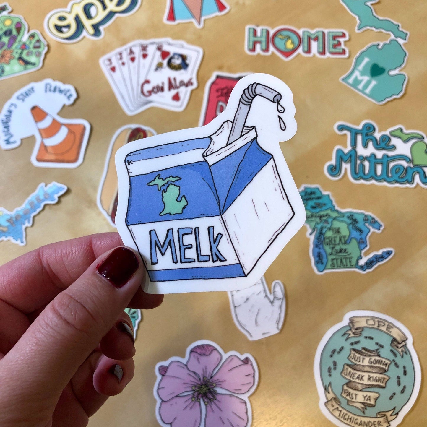 Melk - Michigan Sticker