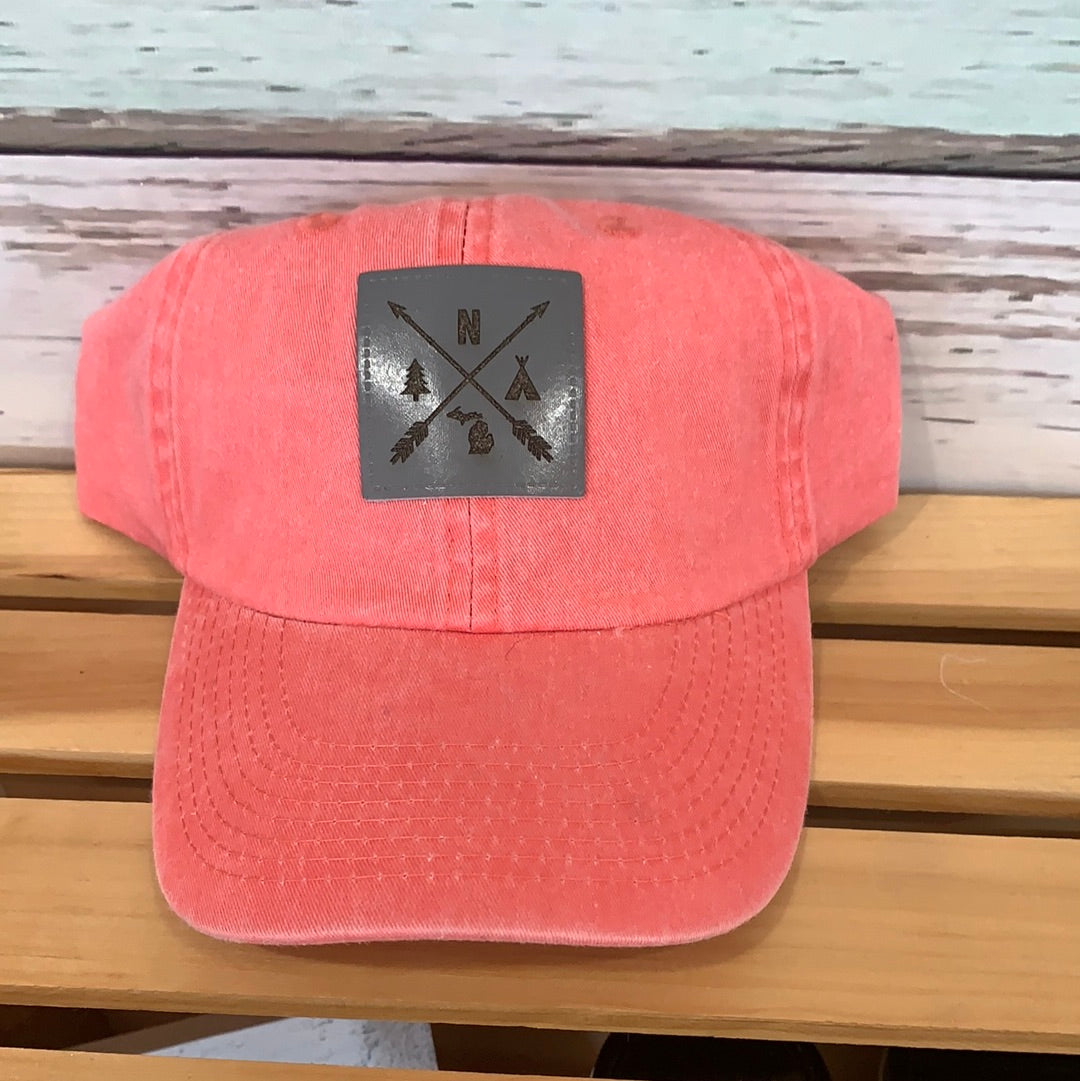 Pink Northern Michigan Hat