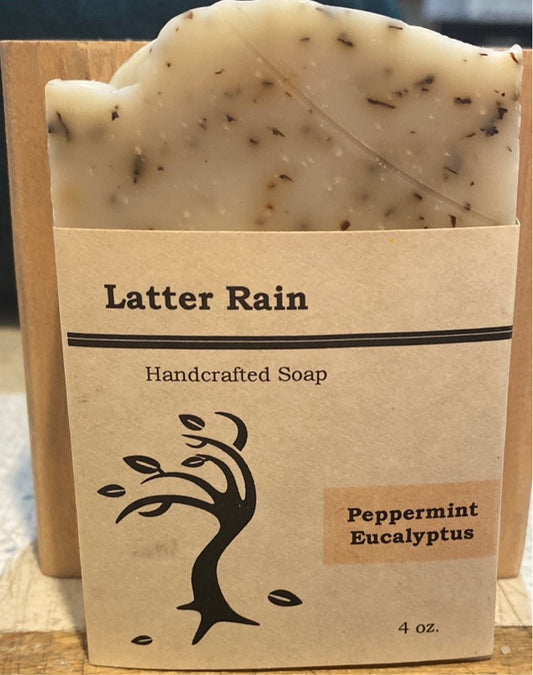 Peppermint Eucalyptus- Latter Rain Handcrafted Soap