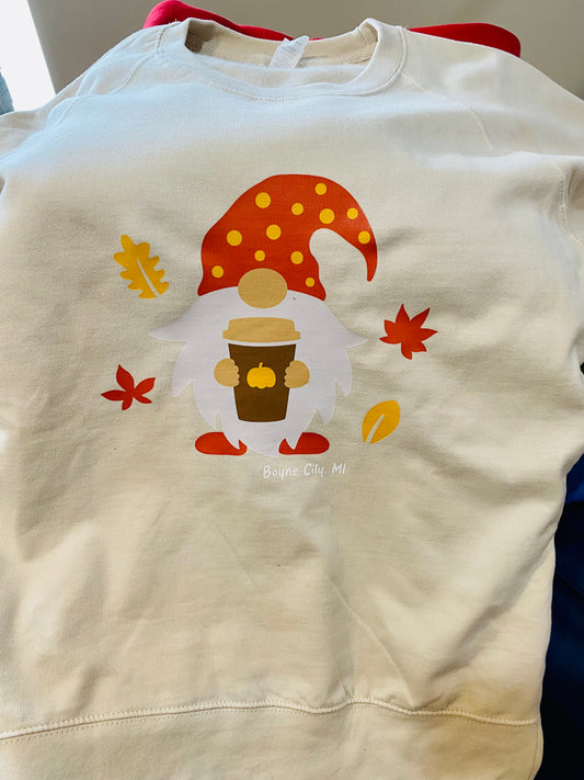 Gnome Fall Crew Sweatshirt
