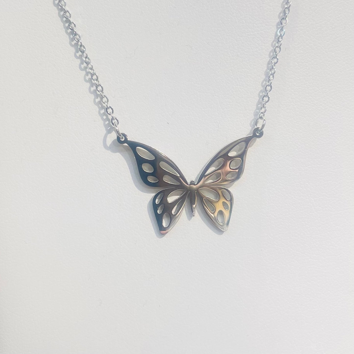 Butterfly Cutout Necklace