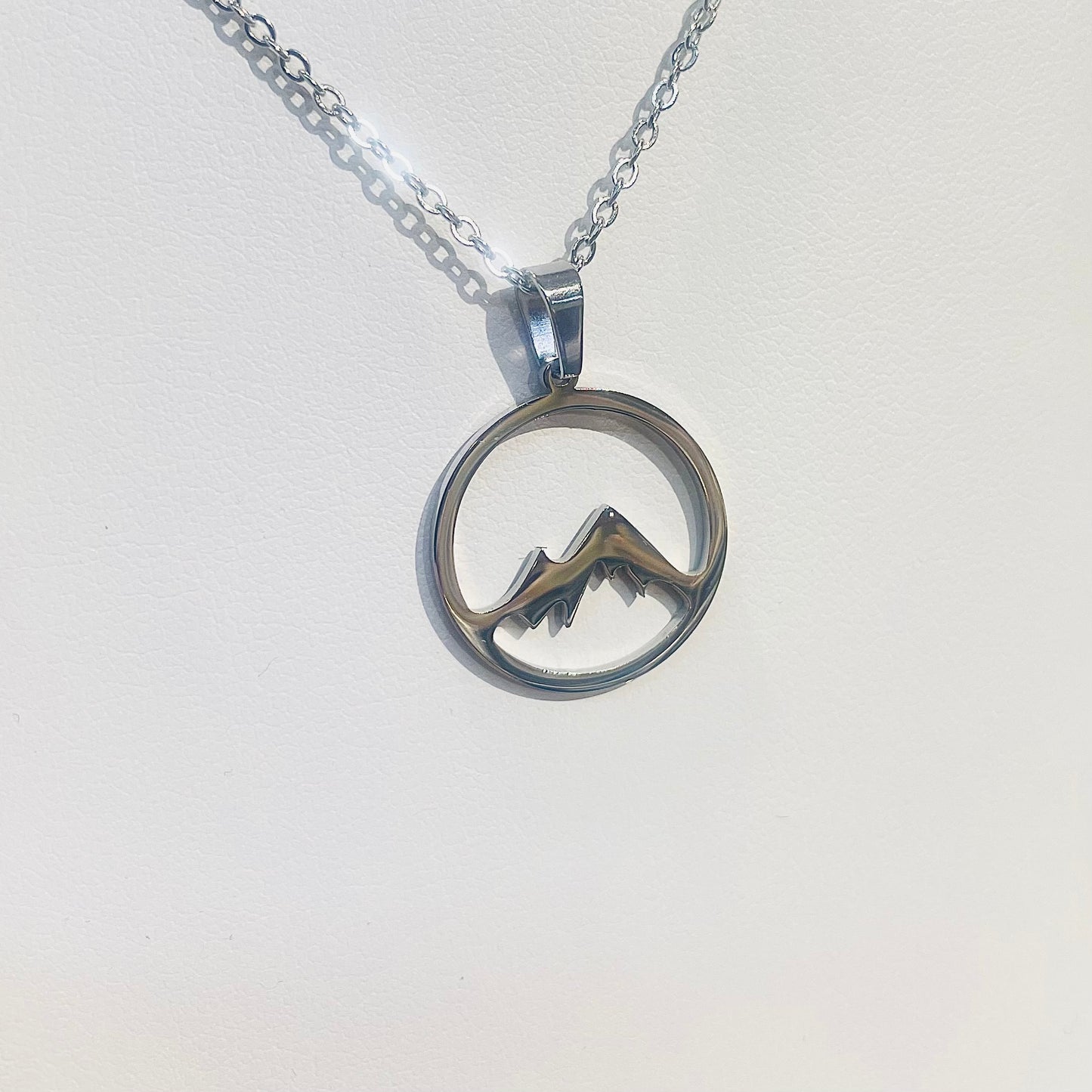 Mountains in Circle Necklace